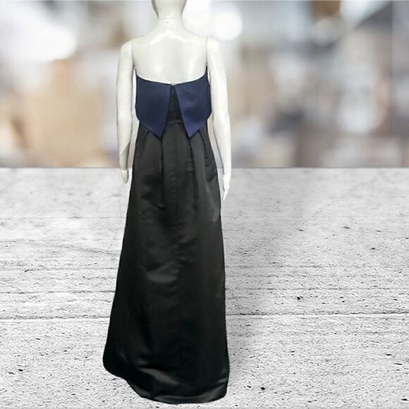 Sable & Zoe Blue & Black Gown - Picture 4 of 7